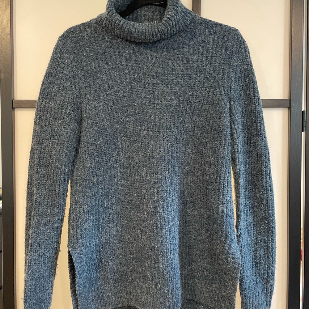 Twik Blue Turtleneck Sweater